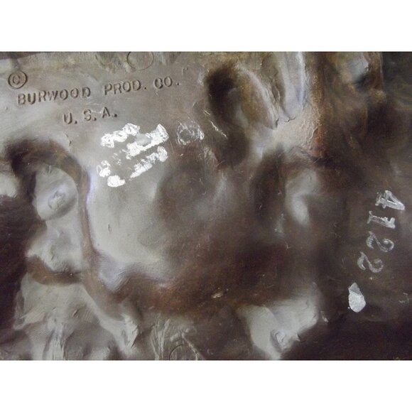 3 Burwood Vtg Wall Art Hanging Plaque 3D MCM Reading Time Hearth Spinning Wheel - Picture 13 of 16